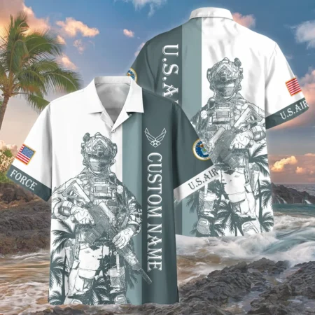 U.S. Air Force - Hawaiian Shirt - BLVTR070624A04AFHW U.S. Air Force - Hawaiian Shirt - BLVTR070624A04AFHW