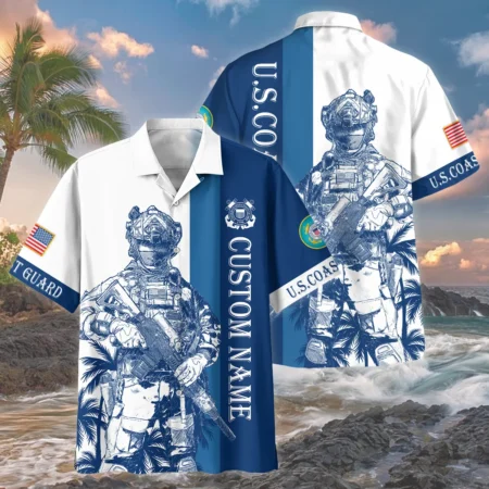 U.S. Coast Guard - Hawaiian Shirt - BLVTR070624A04CGHW U.S. Coast Guard - Hawaiian Shirt - BLVTR070624A04CGHW