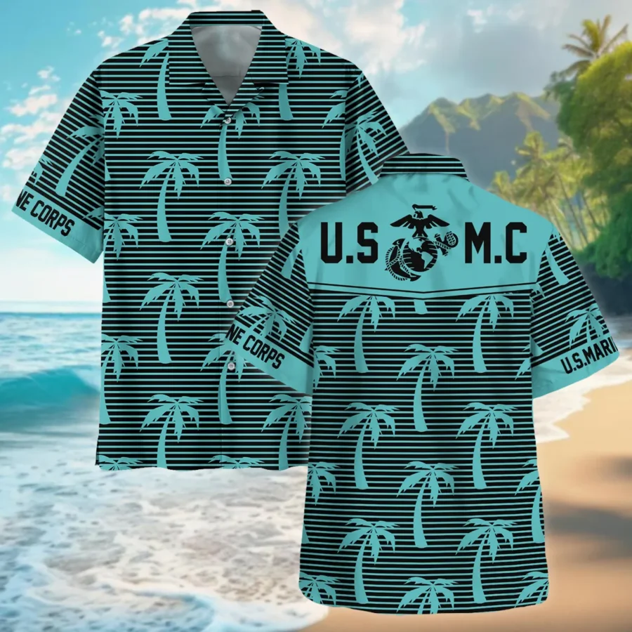 U.S. Marine Corps - Hawaiian Shirt - BLVTR090524A01MCHW