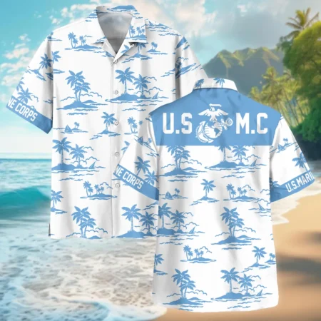 U.S. Marine Corps - Hawaiian Shirt - BLVTR100524A01MC1HW U.S. Marine Corps - Hawaiian Shirt - BLVTR100524A01MC1HW