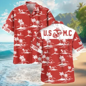 U.S. Marine Corps - Hawaiian Shirt - BLVTR100524A01MC5HW