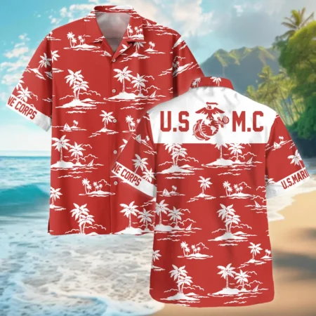 U.S. Marine Corps - Hawaiian Shirt - BLVTR100524A01MC2HW U.S. Marine Corps - Hawaiian Shirt - BLVTR100524A01MC2HW