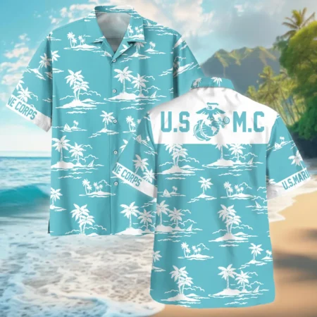 U.S. Marine Corps - Hawaiian Shirt - BLVTR100524A01MC5HW U.S. Marine Corps - Hawaiian Shirt - BLVTR100524A01MC5HW