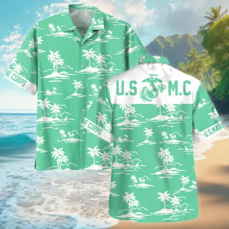 U.S. Marine Corps - Hawaiian Shirt - BLVTR100524A01MC6HW U.S. Marine Corps - Hawaiian Shirt - BLVTR100524A01MC6HW