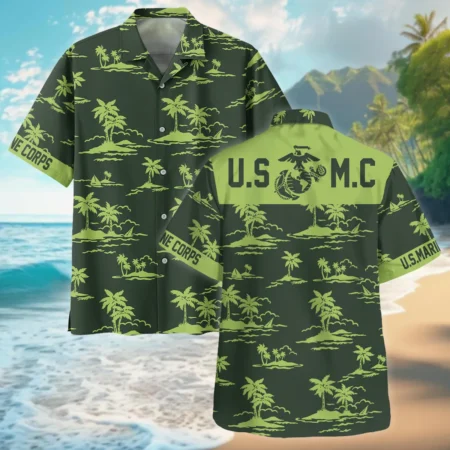 U.S. Marine Corps - Hawaiian Shirt - BLVTR100524A01MC9HW U.S. Marine Corps - Hawaiian Shirt - BLVTR100524A01MC9HW