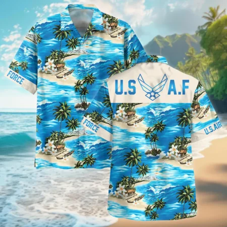 U.S. Air Force - Hawaiian Shirt - BLVTR110524A01AFHW U.S. Air Force - Hawaiian Shirt - BLVTR110524A01AFHW