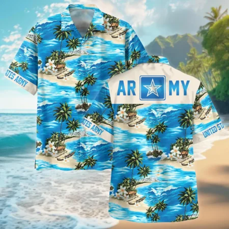 U.S. Army - Hawaiian Shirt - BLVTR110524A01AMHW U.S. Army - Hawaiian Shirt - BLVTR110524A01AMHW