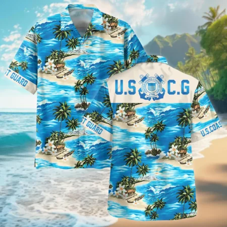 U.S. Coast Guard - Hawaiian Shirt - BLVTR110524A01CGHW U.S. Coast Guard - Hawaiian Shirt - BLVTR110524A01CGHW