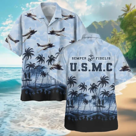 U.S. Marine Corps - Hawaiian Shirt - BLVTR180524A01MC2HW U.S. Marine Corps - Hawaiian Shirt - BLVTR180524A01MC2HW