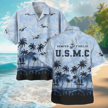 U.S. Marine Corps - Hawaiian Shirt - BLVTR180524A01MC7HW U.S. Marine Corps - Hawaiian Shirt - BLVTR180524A01MC7HW