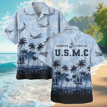 U.S. Marine Corps - Hawaiian Shirt - BLVTR180524A01MC8HW U.S. Marine Corps - Hawaiian Shirt - BLVTR180524A01MC8HW