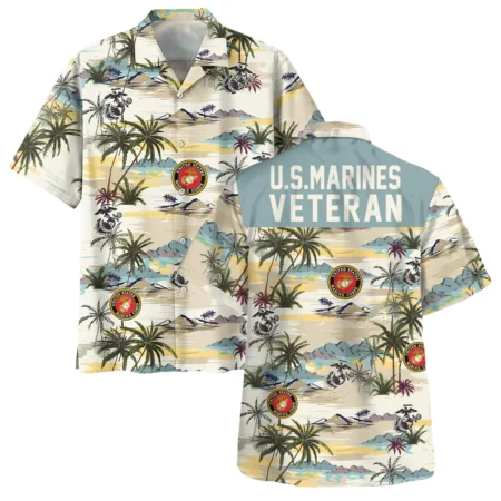 U.S. Marine Corps - Hawaiian Shirt - BLVTR260424A02MCHW
