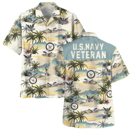 U.S. Navy - Hawaiian Shirt - BLVTR260424A02NVHW U.S. Navy - Hawaiian Shirt - BLVTR260424A02NVHW