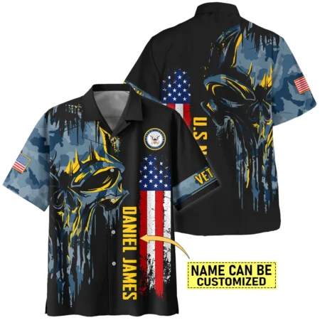 U.S. Navy - Hawaiian Shirt - BLVTR290524A03NVHW U.S. Navy - Hawaiian Shirt - BLVTR290524A03NVHW
