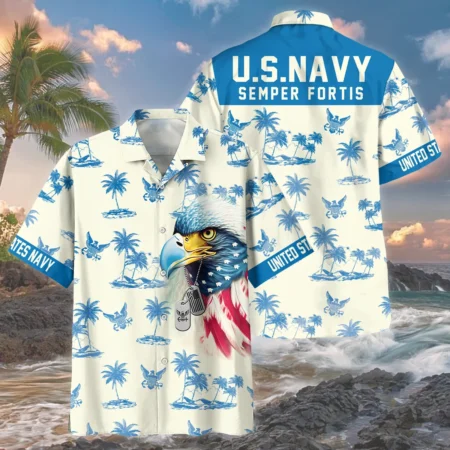 U.S. Navy - Hawaiian Shirt - BLVTR290524A04NV1HW