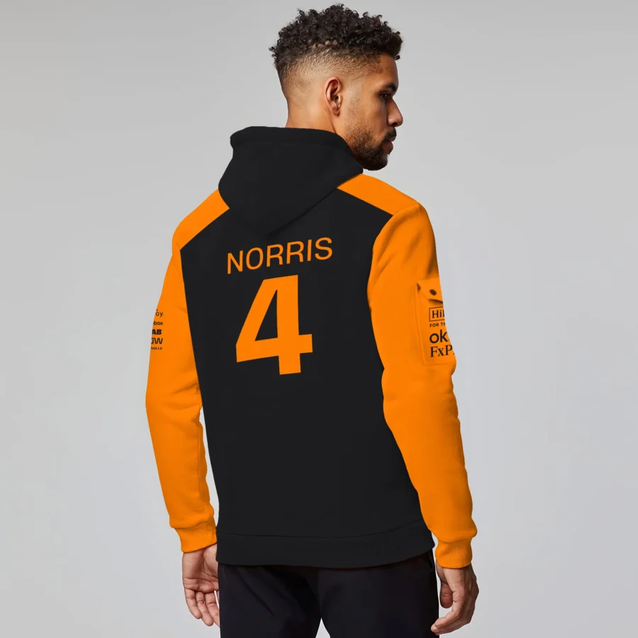 Lando Norris McLaren Formula One Exclusive Logo Hoodie Half Zipper BLF1290325A2MCLHDF