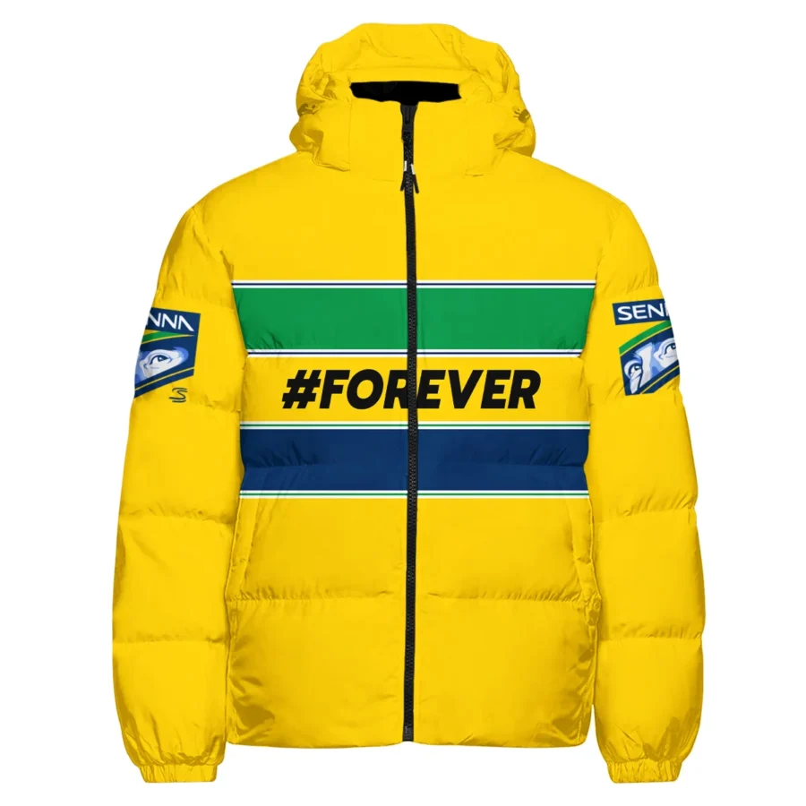 Ayrton Senna McLaren F1 Exclusive Down & Puffer Jackets BLF1190525A1HCJ