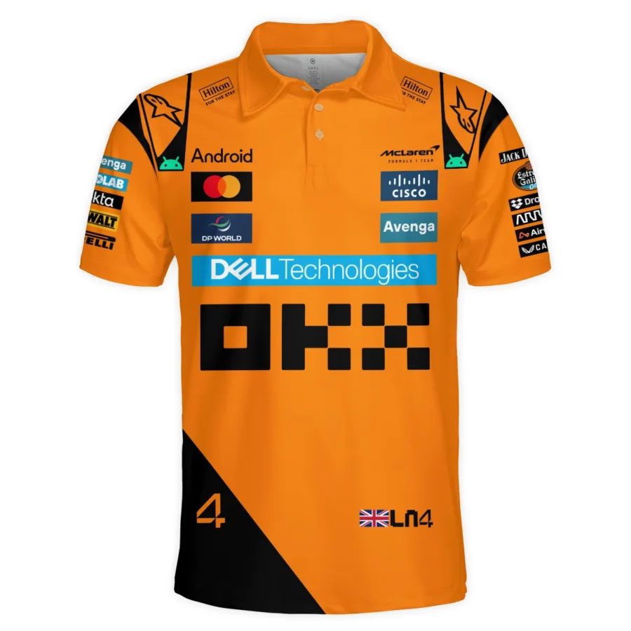 Lando Norris McLaren Formula One Exclusive Polo Shirt BLF1180525A1PL