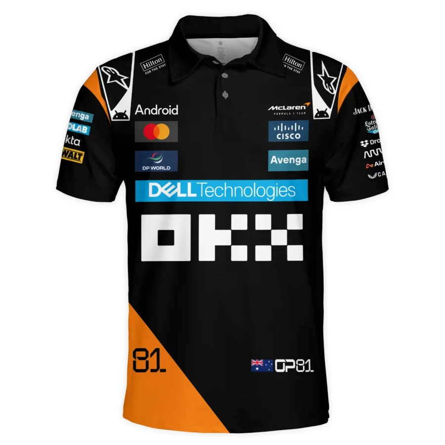 Oscar Piastri McLaren Formula One Exclusive Polo Shirt BLF1180525A4PL