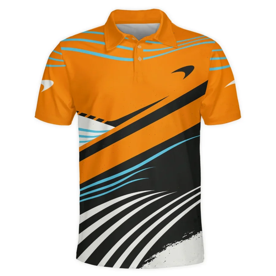 Waves Pattern McLaren F1 Exclusive Polo Shirt BLF131525A1PL