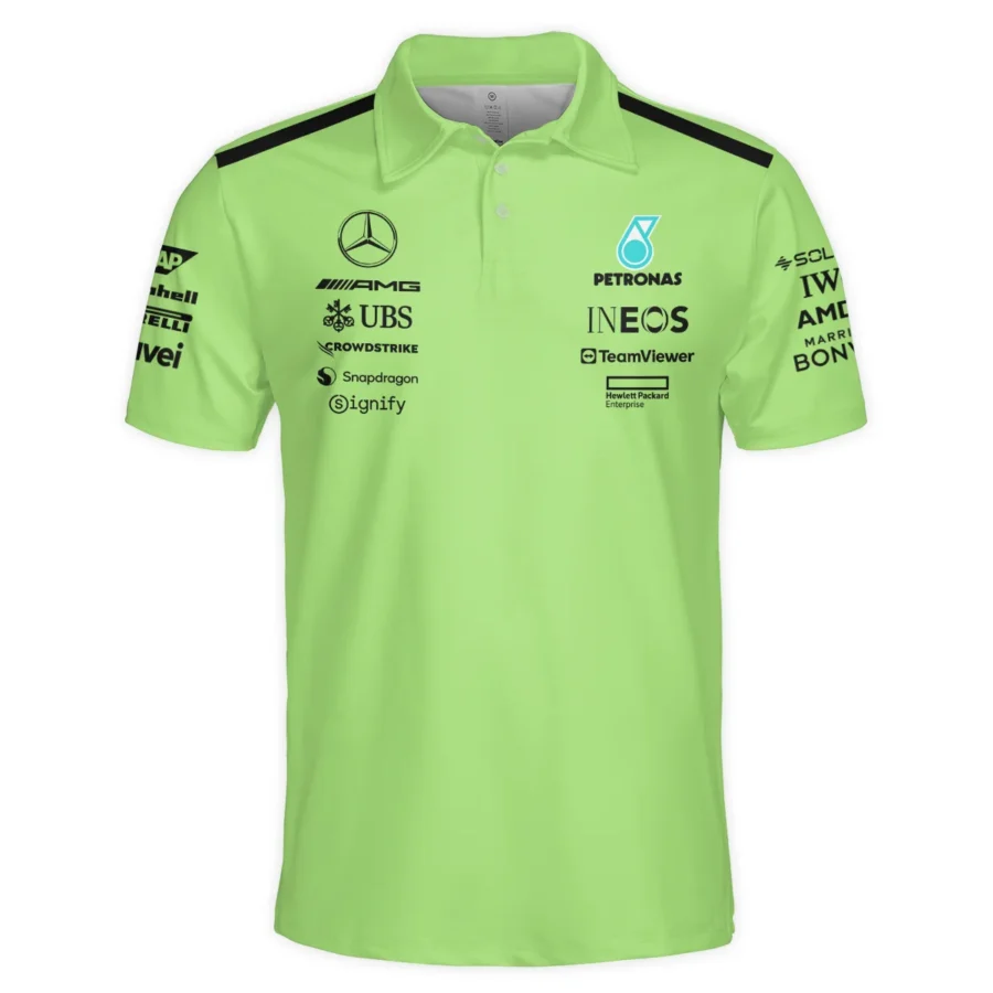Mercedes-AMG Petronas F1 Polo Shirt All Over Prints BLMER6525A4PL