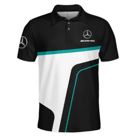 Limited Edition Mercedes-AMG Petronas F1 Polo Shirt All Over Prints BLMER6525A5PL