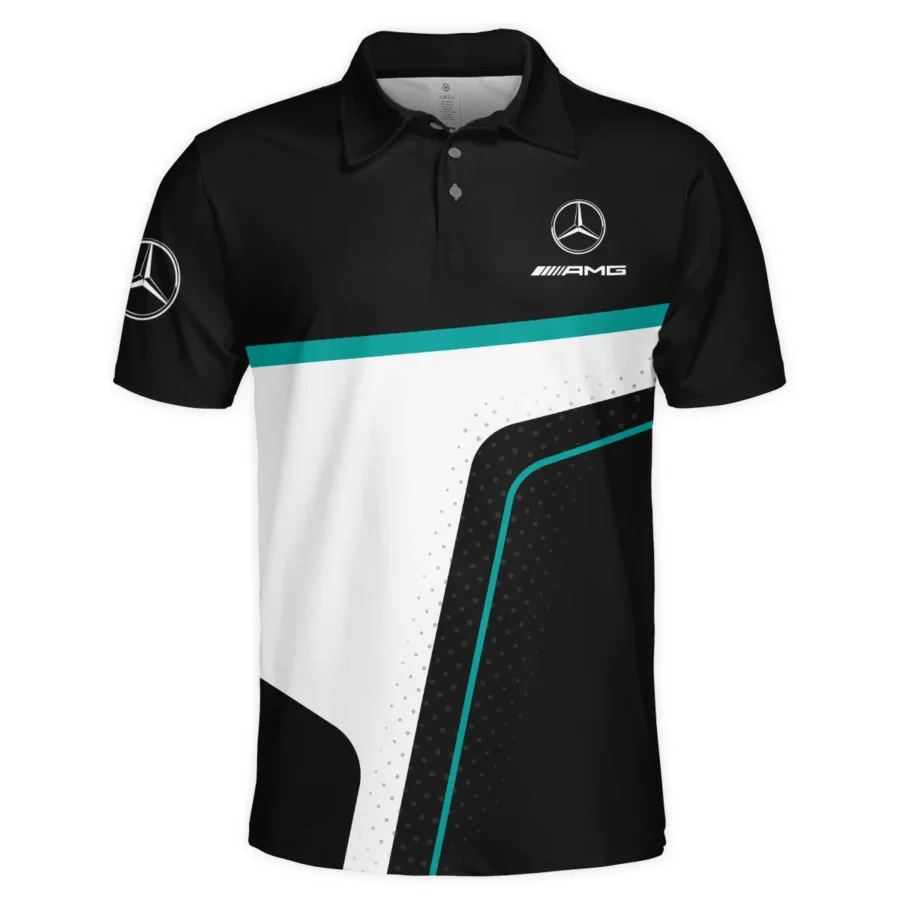 Limited Edition Mercedes-AMG Petronas F1 Polo Shirt All Over Prints BLMER6525A5PL