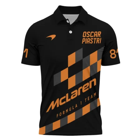 Oscar Piastri McLaren F1 Polo Shirt All Over Prints BLOP10425A6PL