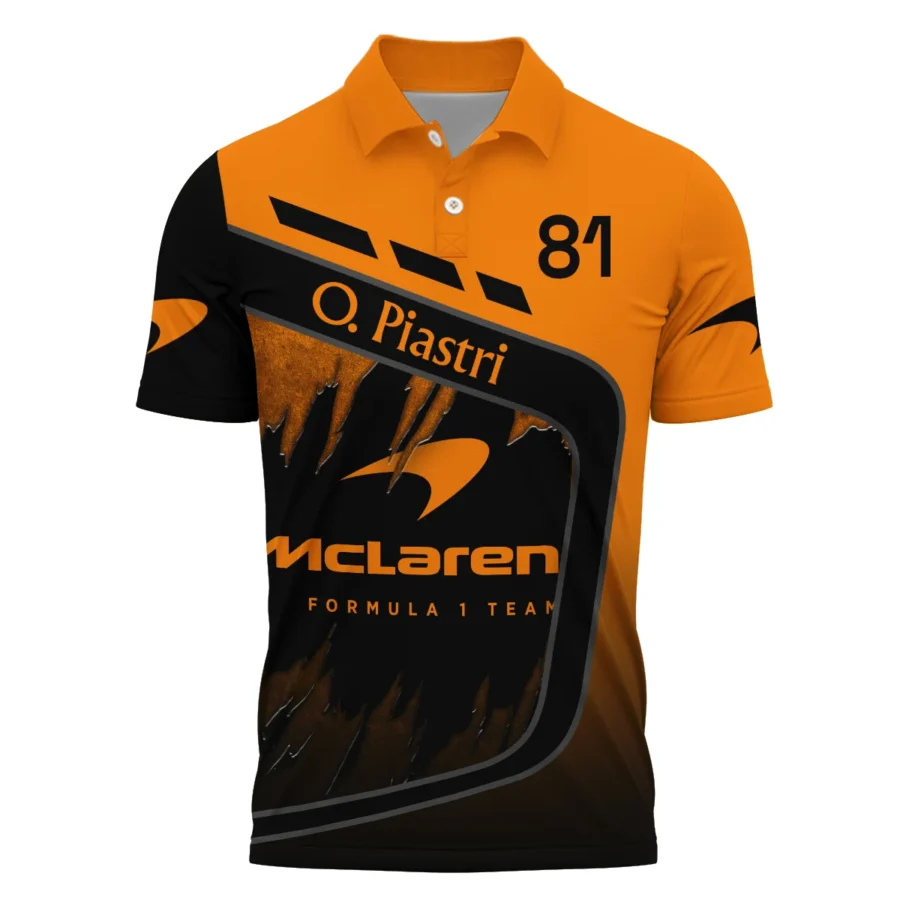 Oscar Piastri McLaren F1 Polo Shirt All Over Prints BLOP3425A1PL