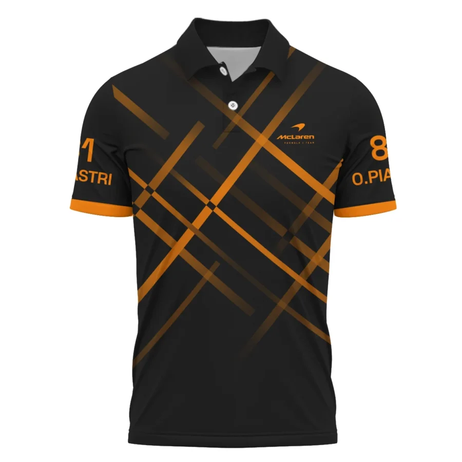 Oscar Piastri McLaren F1 Polo Shirt All Over Prints BLOP3425A2PL
