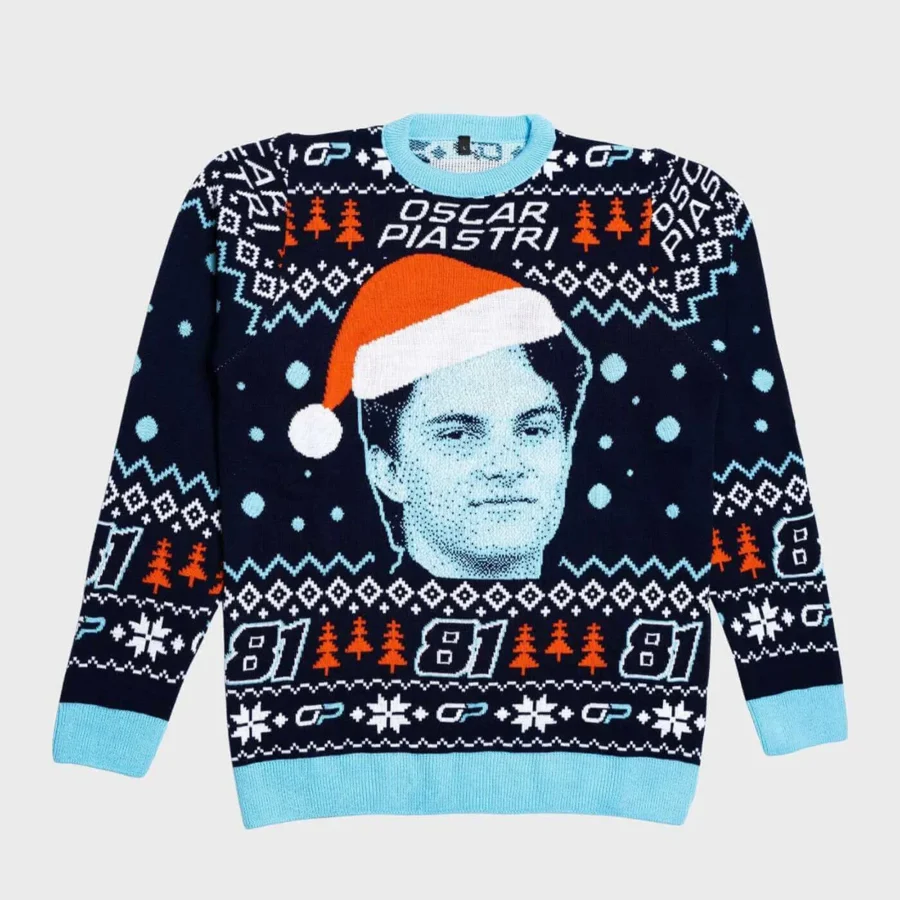 Oscar Piastri Christmas Ugly Sweater BLF116525A2HY