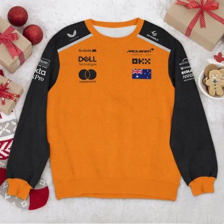 2025 Teamwear Oscar Piastri McLaren F1 Exclusive Ugly Sweater BLOP13525A2HY