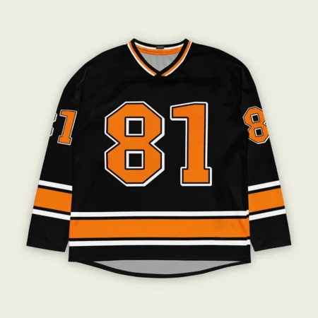 Oscar Piastri McLaren F1 V Neck Hockey Jersey BLF18525A1HJY - Black Oscar Piastri McLaren F1 V Neck Hockey Jersey BLF18525A1HJY - Black