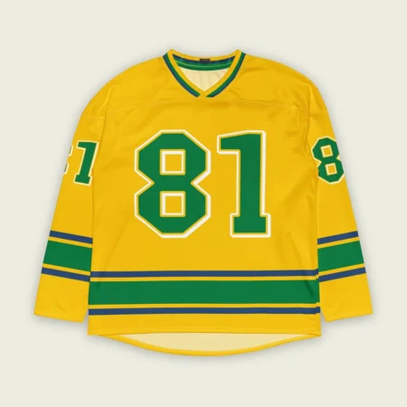 Oscar Piastri McLaren F1 V Neck Hockey Jersey BLF18525A3HJY - Green Gold Oscar Piastri McLaren F1 V Neck Hockey Jersey BLF18525A3HJY - Green Gold