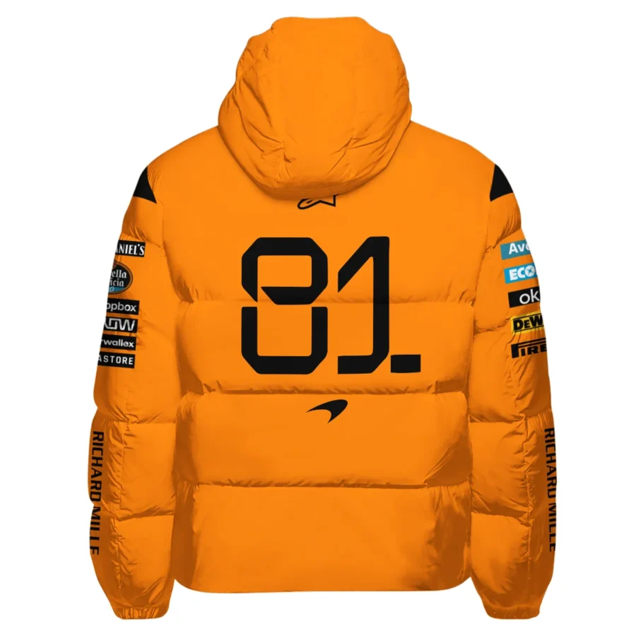 Oscar Piastri McLaren F1 Exclusive Down & Puffer Jackets BLF1180525A3HCJ