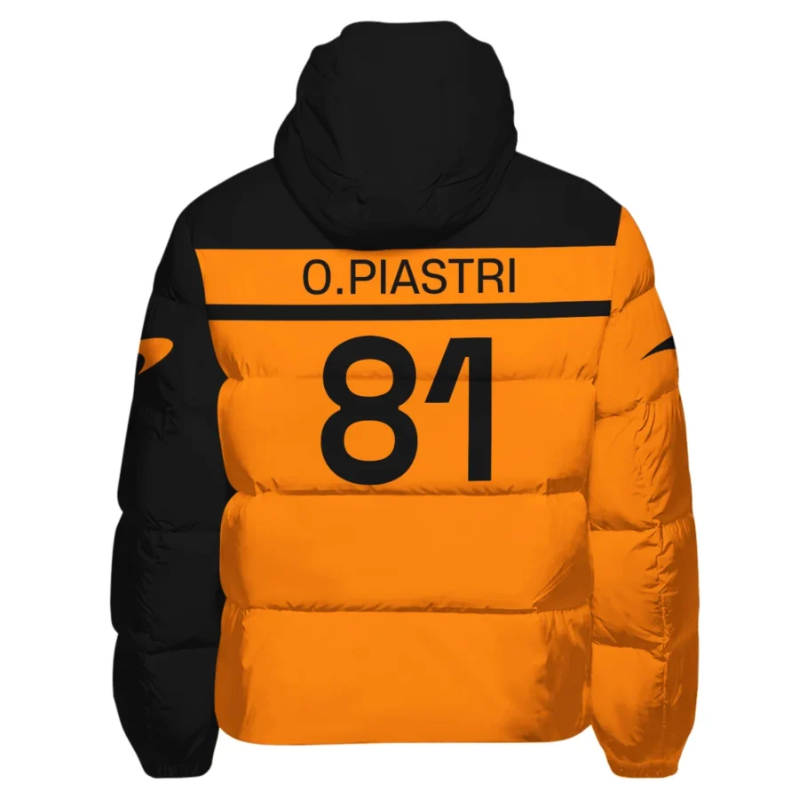 Oscar Piastri McLaren F1 Exclusive Down & Puffer Jackets BLMCL5525A4HCJ