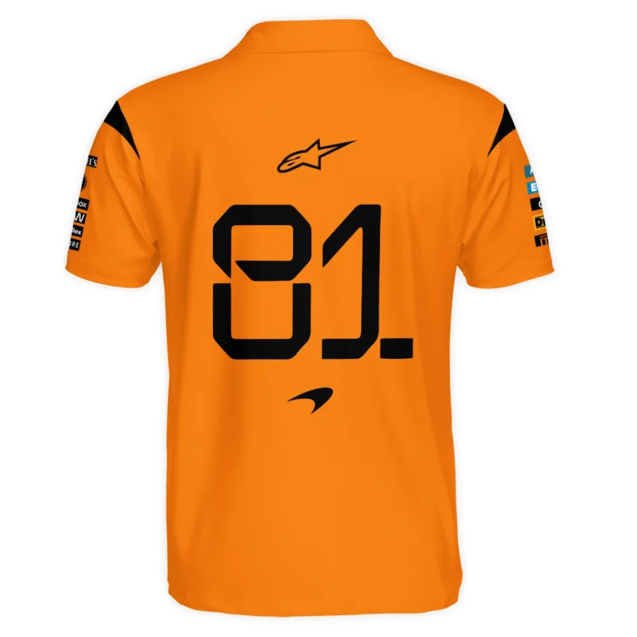 Oscar Piastri McLaren Formula One Exclusive Polo Shirt BLF1180525A3PL