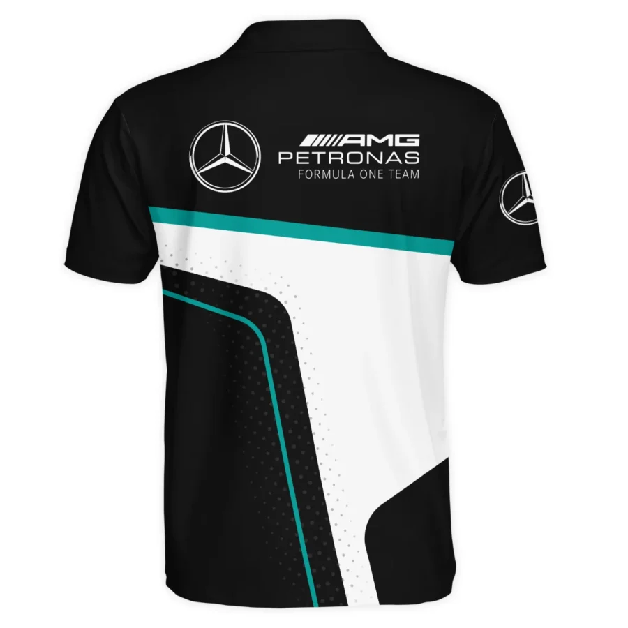 Limited Edition Mercedes-AMG Petronas F1 Polo Shirt All Over Prints BLMER6525A5PL