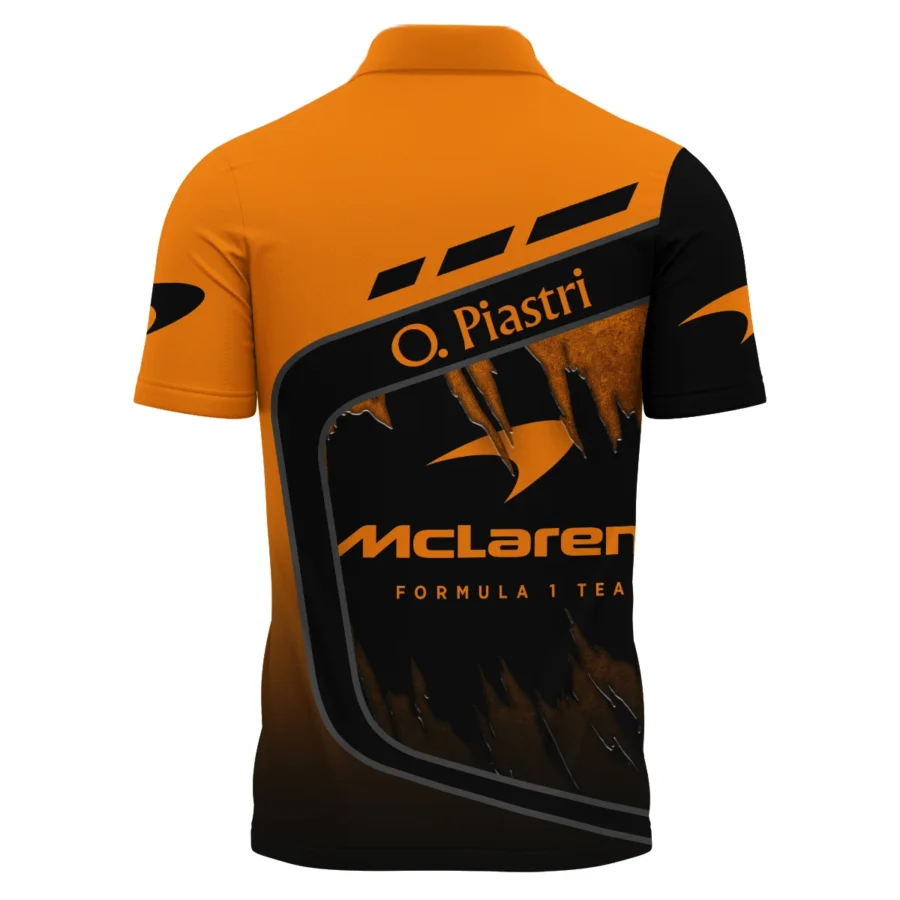 Oscar Piastri McLaren F1 Polo Shirt All Over Prints BLOP3425A1PL