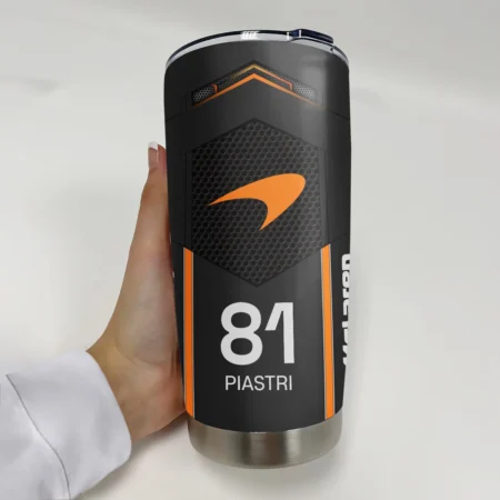 Oscar Piastri McLaren F1 Stainless Steel Tumbler 20oz 30oz Gift For Fan BLMCL11525A2OP