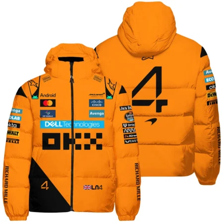 Lando Norris McLaren F1 Exclusive Down & Puffer Jackets BLF1180525A1HCJ