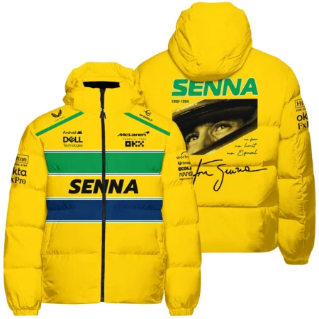Ayrton Senna McLaren F1 Exclusive Down & Puffer Jackets BLF1190525A2HCJ