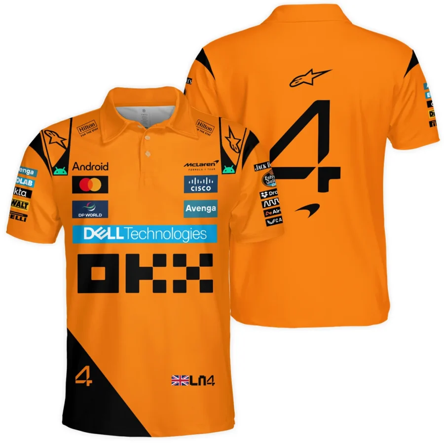 Lando Norris McLaren Formula One Exclusive Polo Shirt BLF1180525A1PL