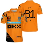 Oscar Piastri McLaren Formula One Exclusive Polo Shirt BLF1180525A3PL