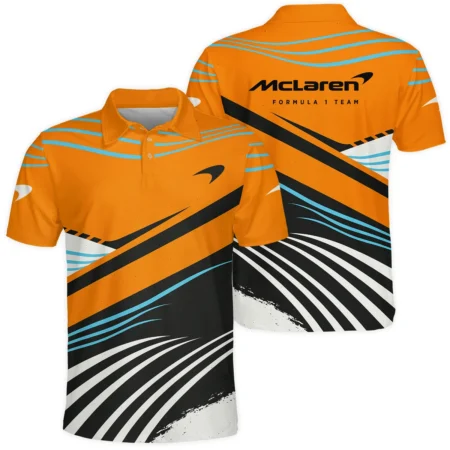 Waves Pattern McLaren F1 Exclusive Polo Shirt BLF131525A1PL