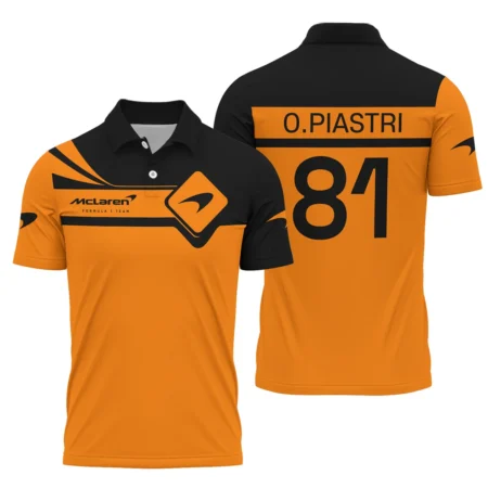 Oscar Piastri McLaren F1 Polo Shirt All Over Prints BLMCL5525A4PL Oscar Piastri McLaren F1 Polo Shirt All Over Prints BLMCL5525A4PL