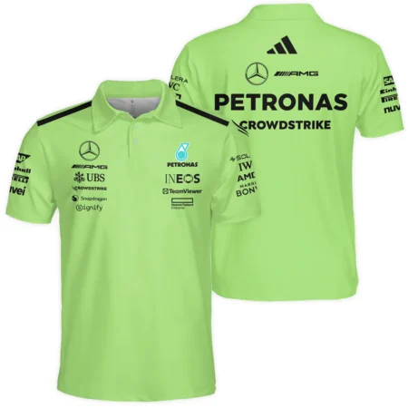 Mercedes-AMG Petronas F1 Polo Shirt All Over Prints BLMER6525A4PL Mercedes-AMG Petronas F1 Polo Shirt All Over Prints BLMER6525A4PL