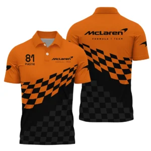 Oscar Piastri McLaren F1 Quarter-Zip Sweatshirt All Over Prints BLOP10425A1QTZ