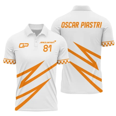 Oscar Piastri McLaren F1 Polo Shirt All Over Prints BLOP10425A4PL Oscar Piastri McLaren F1 Polo Shirt All Over Prints BLOP10425A4PL