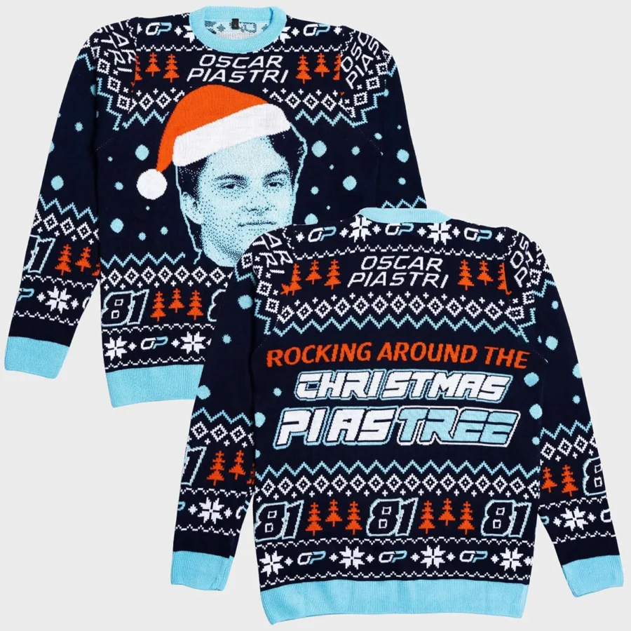Oscar Piastri Christmas Ugly Sweater BLF116525A2HY